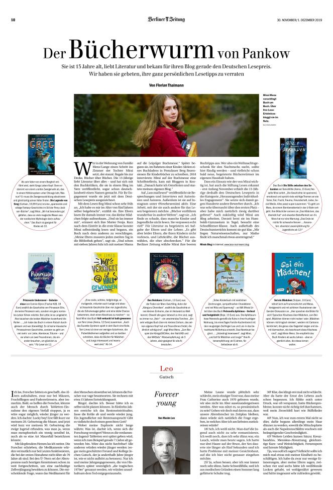 Artikel Berliner Zeitung Lass mal lesen!